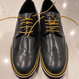 Bottega Marchigiana blue dress loafers Size 13M made in Italy NIB